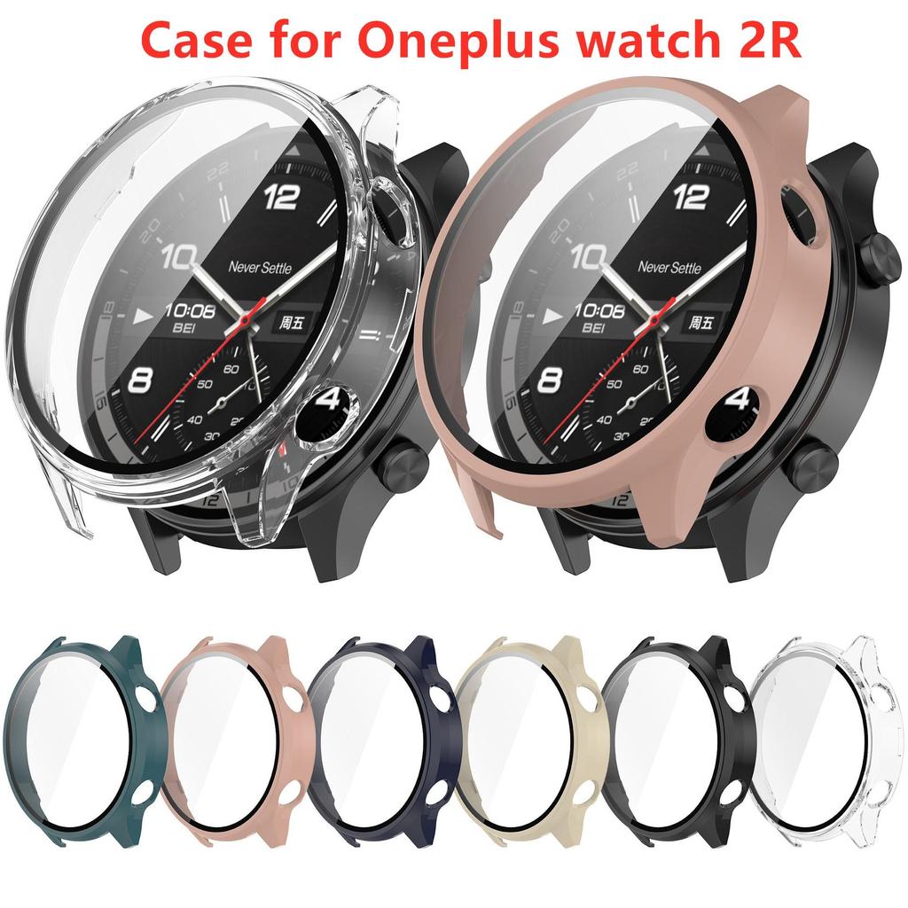 Glass + Protective Case for Oneplus Watch 2R All-around Bumper Cover