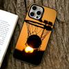 Чехол для телефона «Баскетбол на закате» для iPhone 17,16,15,14,13,12,11 Plus,Pro Max,XS,Красочный серебристый чехол для телефона Funda Cover