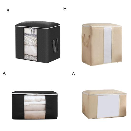 Контейнер для одежды Многоразовый износостойкий нетканый материал Прочный широко открывающийся мешок для хранения одеяла для спальни