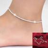 Shiny Chains For Friend Anklet Leg Bracelet Women Foot Jewelry Tobillera De Prata Girls Barefoot
