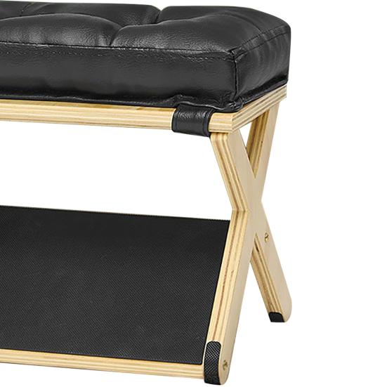 Деревянная подставка для ног под стол с нескользящей резиновой поверхностью. Эргономичная подставка для ног для домашнего офиса, игр, поддержки осанки при работе.