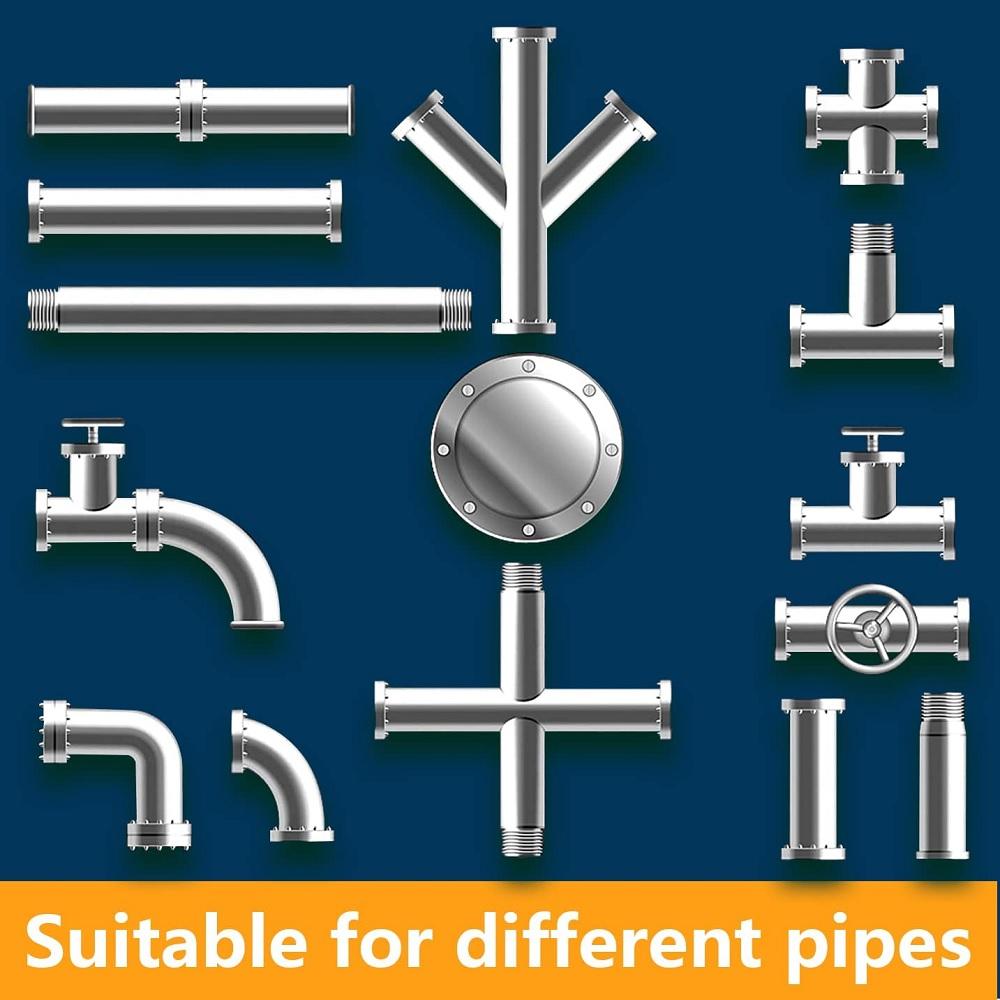 Набор из 7 резаков Очиститель засоров Инструмент для прочистки труб Трос Шнек Засор Канализационная труба