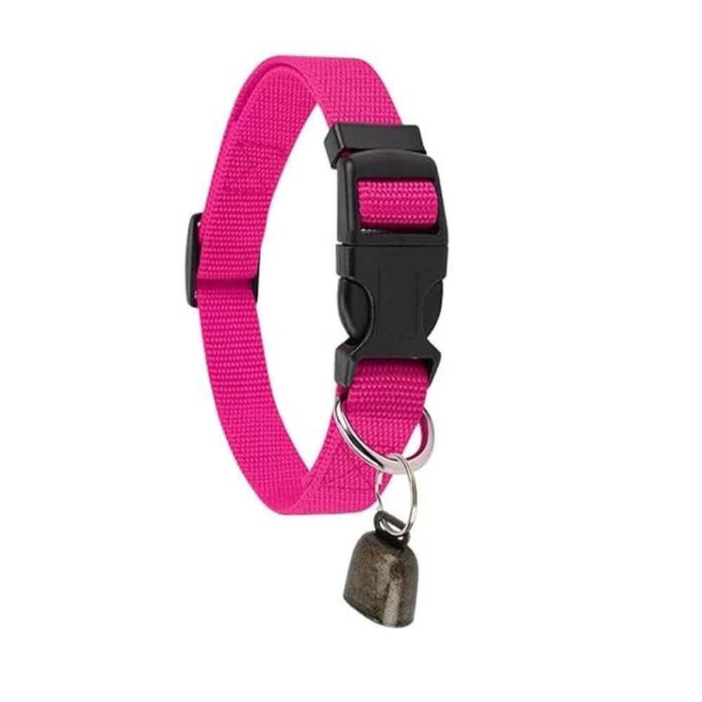 Durable Adjustable Anti-lost Pet Collar Quick Release Buckle with Bell Goat Collar Breathable Horse Collar Farm Stable