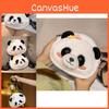 Plush Delightful Panda Mini Backpack For Girls Cozy Crossbody Bag Children For