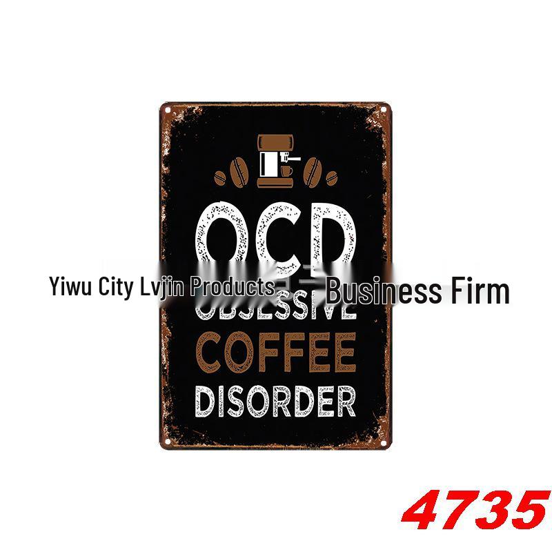 Retro Wine Tin Painting - Vintage Decor for Bar, Bedroom, or Coffee Shop