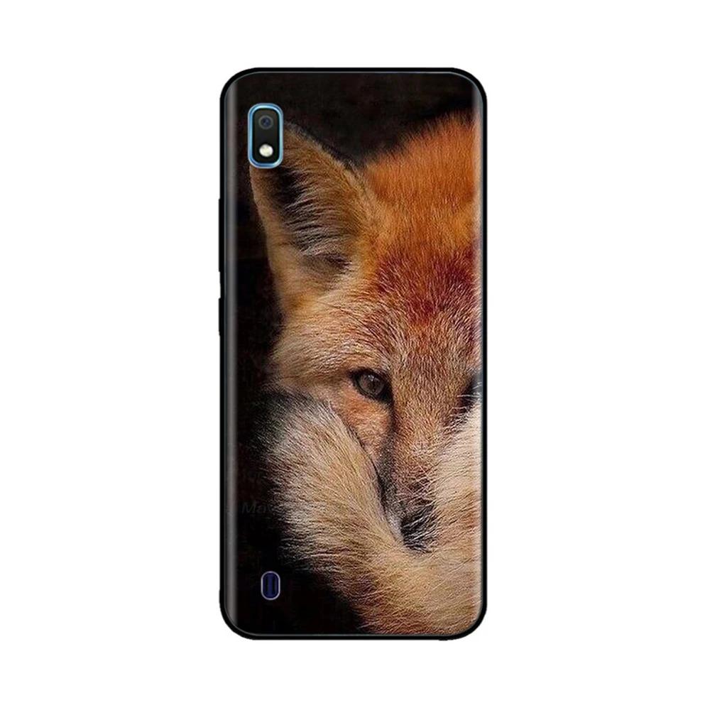 Чехол для Samsung Galaxy A10 Милый Мягкий Гладкий Жидкий Силикон Полная Защита Чехлы для Телефона Для Samsung A10 Чехол A 10 SM-A105F