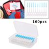 160 шт./компл. межзубные щетки, палочки, палочки, синяя зубная нить, зубочистка для зубов