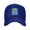 Curious George with balloons Baseball Caps Snapback Fashion Baseball Hats Breathable Casual Casquette Outdoor Men's And Women's