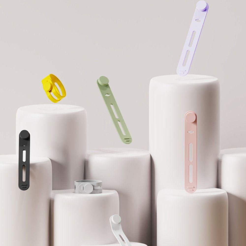 10Pcs Silicone Cable Organizer Line Storge Silicone Cable Ties Earphone USB Cable Mouse