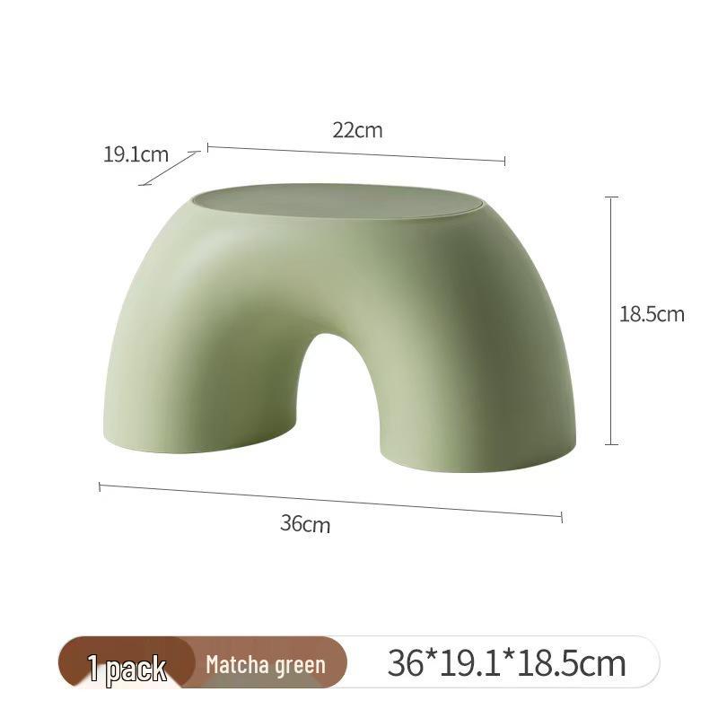 Креативный радужный пуфик-хранилище для детей - 3D-подушка, нескользящий, круглый пуфик для гостиной или для смены обуви.