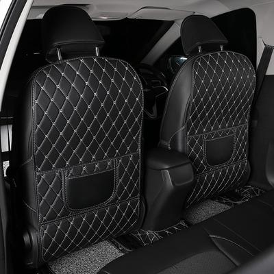 Новые защитные накладки от пинков для сидений автомобиля из ПУ кожи, чехол-протектор для спинки сиденья автомобиля для детей, накладка для защиты от загрязнений на спинку сиденья автомобиля, автомобильные аксессуары