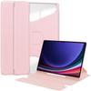 Case for Samsung Galaxy Tab S10 Ultra SM-X920 X926B S9 S8 Ultra 14.6 inch Transparent 360 PU Leather Cover with Pen Slot