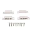 2 Sets Magnetic Door Switch Wired NC NO Normally Open Closed Door Contact Switch for Home Security