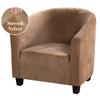 Чехлы для стульев Velvet Club Chair для кресел, чехлы для диванов Stretch, съемные чехлы для диванов, чехлы для барной стойки, гостиной, ресепшена