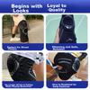 Mizuno Наколенник для Suitablen, Профессиональная спортивная защитная экипировка для бега, бадминтона, пешего туризма, баскетбола, Черно-серый, Размер L