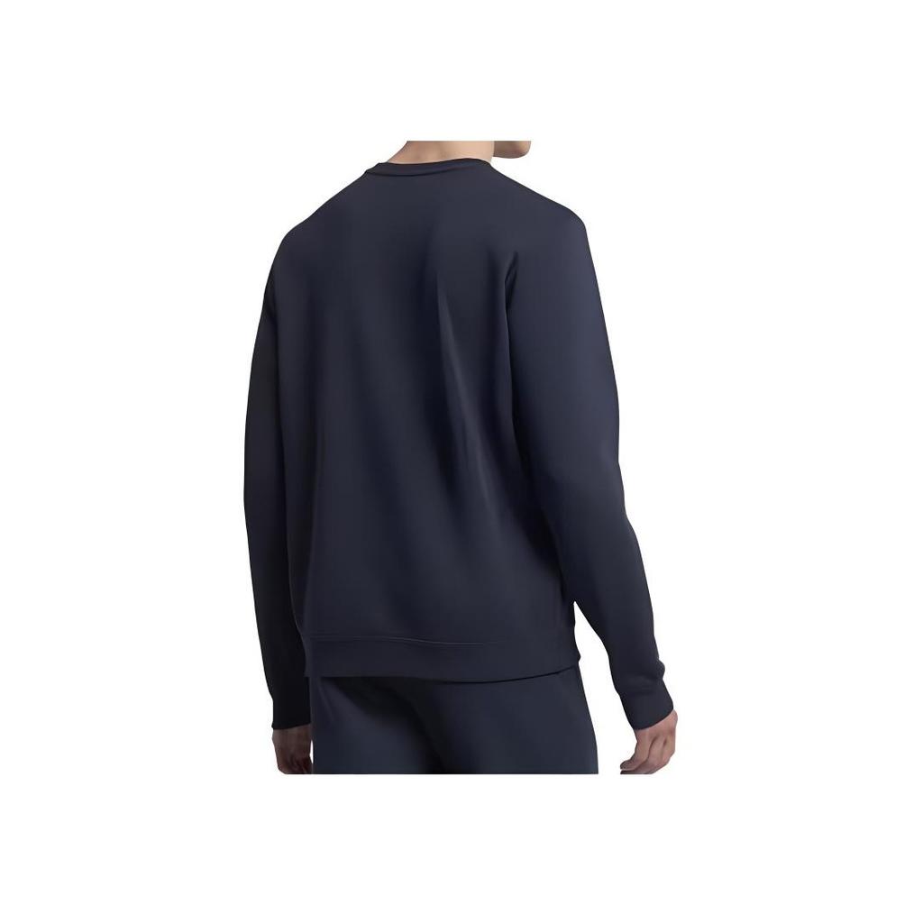 Nike Толстовка мужская с круглым вырезом и буквенным принтом, повседневная, спортивная, с длинным рукавом, синяя 804343-451