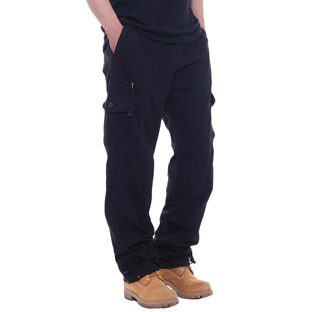 2024 New Men's Multi Pocket Casual Pants Outdoor Hiking Travel Men's Casual Pants