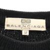 BALENCIAGA SPORT 90-х годов Старый свитер с длинным рукавом M черный трикотаж Мужской Б/у