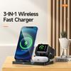 3 In 1 Wireless Charger 15W Fast Charging Station For iPhone 14 13 12 11 XS Pro Max Dock Stand For Airpods Pro Apple iWatch 5 4 3