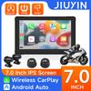 JIUYIN 7-дюймовый мотоцикл CarPlay навигация беспроводной CarPlay Android Auto Airplay дисплей экран портативный мотоциклетный монитор