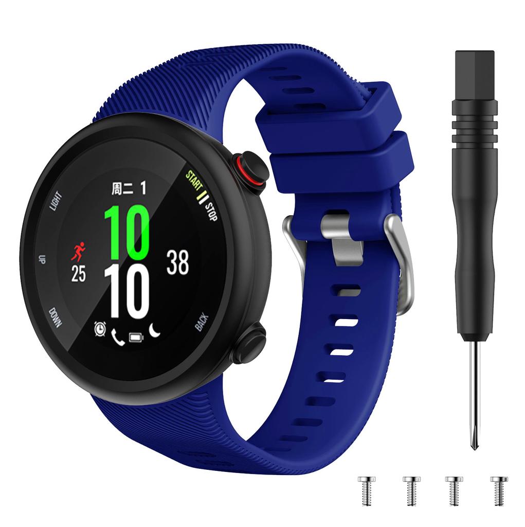 New Silicone Smart Watchband For Garmin Forerunner 45 45s Sport Wristband Strap with Tool For Garmin Swim 2 Bracelet Accessories