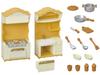 Мебель Sylvanian Families Игрушечный кукольный домик, сертифицированный ST, для детей от 3 лет и Sylvanian Families от Epoch [Плита и раковина] Ka-420 Вверх,