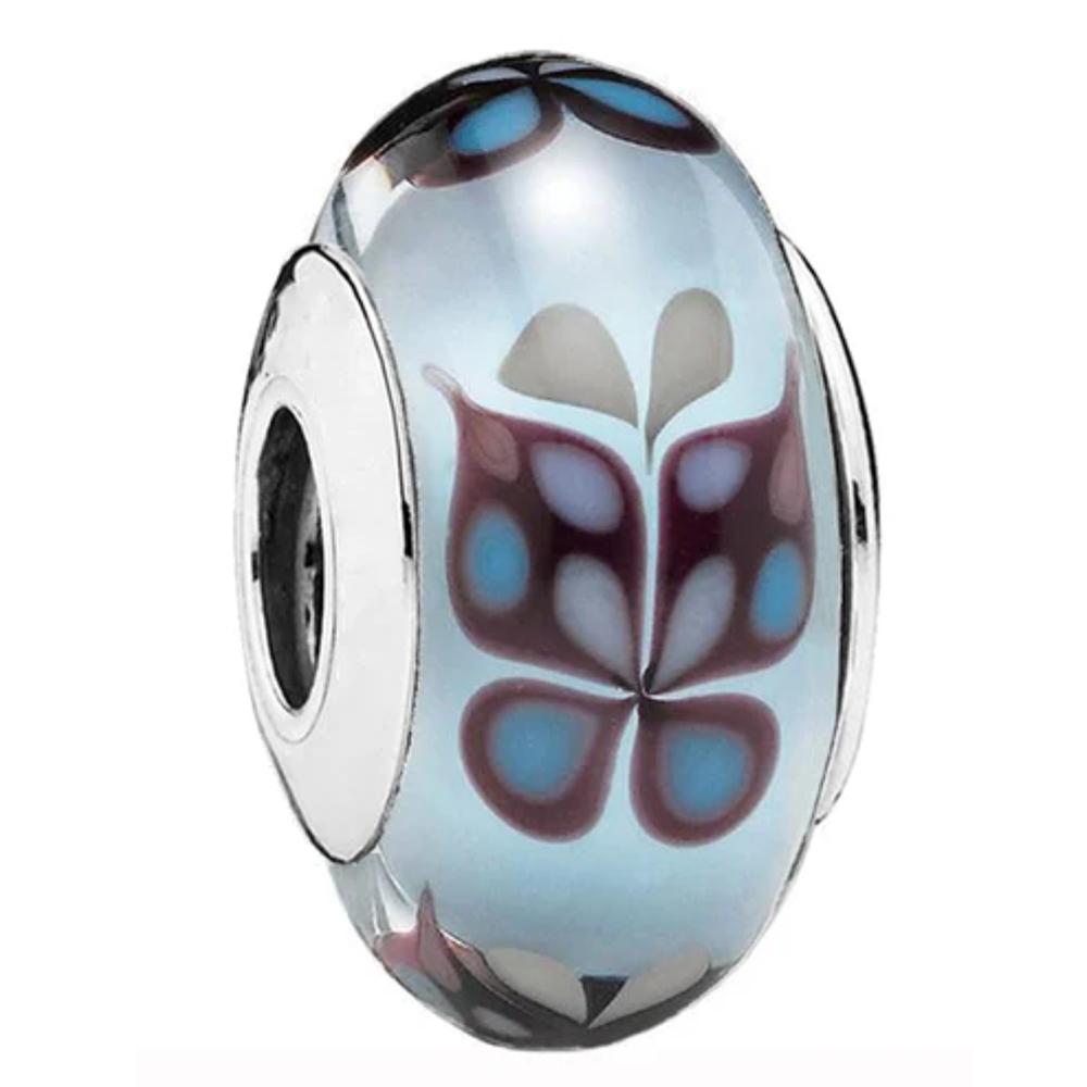 Медные Шармы из Муранского Стекла Подходят для Оригинальных Браслетов Круглые Шармы из Муранского Стекла Бусины Сделай Сам Женские Ювелирные Изделия Подарки для Женщин