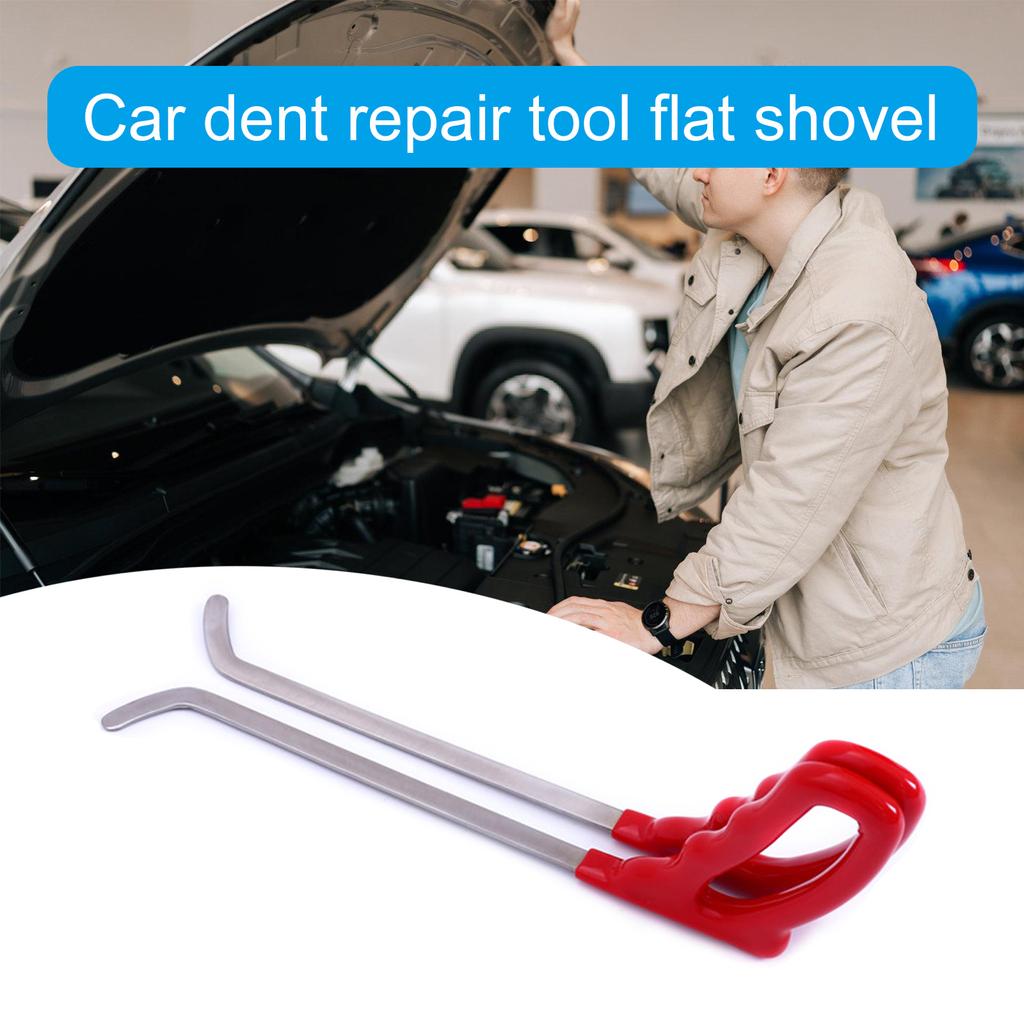 Инструмент для ремонта вмятин на автомобиле, плоский стержень для удаления вмятин на кузове автомобиля, профессиональный инструмент из нержавеющей стали