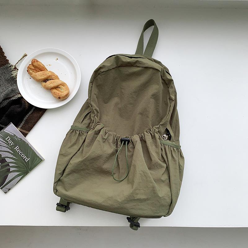 Simple Nylon Backpack Backpack Casual Commuting Large Capacity Lightweight Student Backpack