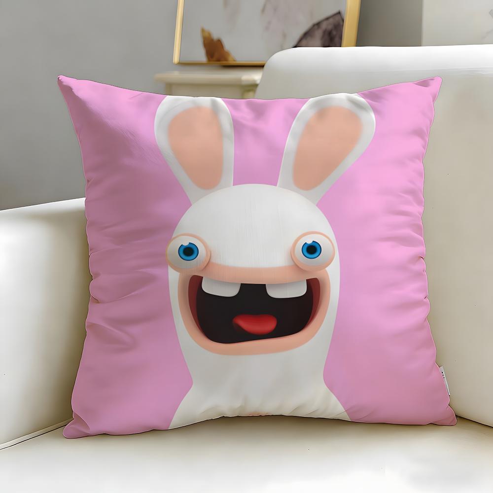Популярная игра Rabbids Наволочка Мягкая и Легко стирающаяся – Универсальная для Дивана, Кровати, Путешествий и Офиса