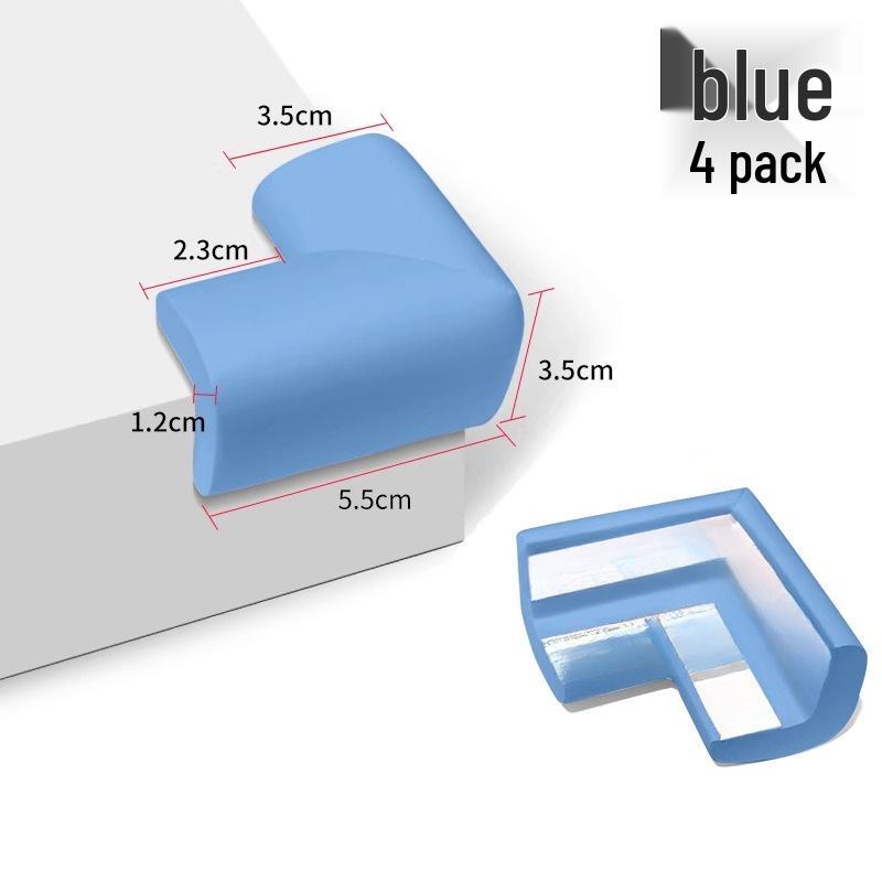 Силиконовые Угловые Защиты для Стола - Противоударный, Мягкий Набор Безопасности для Мебели.
