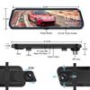 E-ACE Автомобильное зеркало заднего вида с разрешением 4K, записывающая камера DVR, видеорегистратор с 10-дюймовым экраном, супер ночной вид