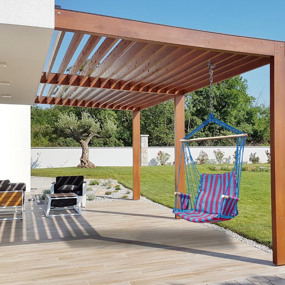 Hammock, hanging chair, Brazilian garden chair, tourist armchair, strong spreader bar