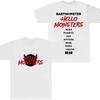 2026 Корейские футболки Babymonster Hello Monsters World Tour Мерч Футболка Косплей Унисекс Мода Круглый вырез Короткий рукав Топ