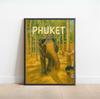 Borneo Traditional Travel Print Borneo Travel Poster Southeast Asia Poster Asia Coast Art Island Poster Phuket Thailand Canvas