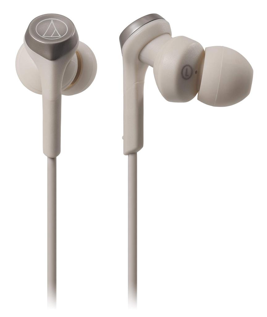 Беспроводные наушники BG Bluetooth Deep Bass до 20 часов непрерывной работы BG Beige Audio-Technica ATH-CKS330XBT [SOLID BASS/Защита от брызг