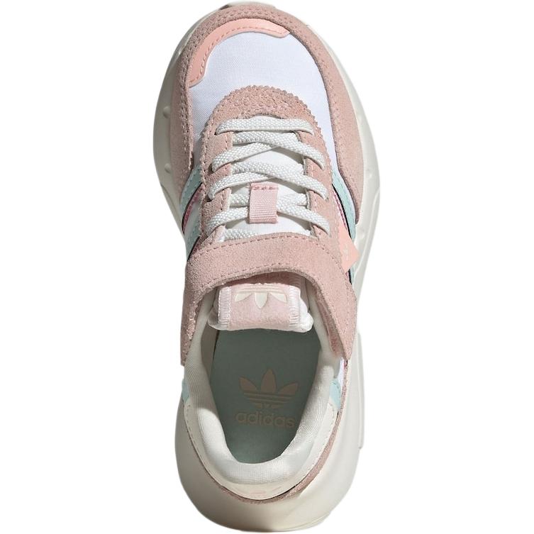 Adidas Originals Retropy F2 CF EL C Comfortable Non-Slip Durable Low-Top Kids Running Shoes Kids Running Shoes JR7990