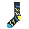 Animal Funny Socks Men Divertidos Happy Aliens Dinosaur Pug Panda Flamingo Cactus Sokken Unisex Novelty Skateboard Crazy Meias 
