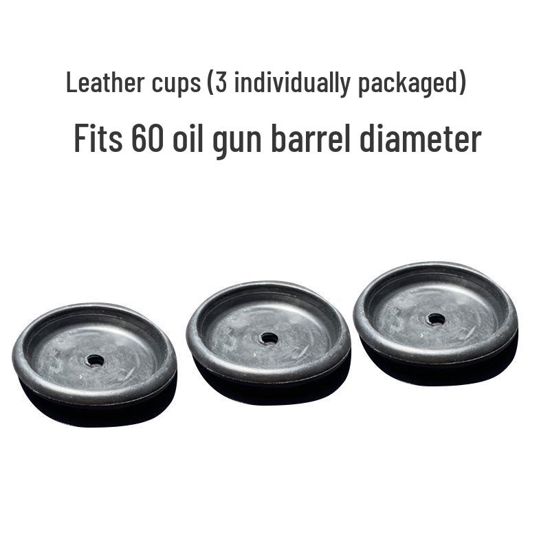 Универсальный набор запасных частей для шприца для смазки: Кожаная манжета, Сальник, Резиновое кольцо, Железный лист, Пластиковые детали