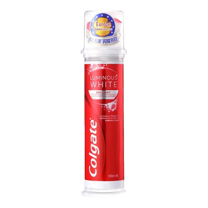Colgate Отбеливающая зубная паста для удаления пятен Optic White с вертикальным дозатором