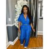DICFY Women's Fashion Casual Long Sleeve V Neck Pants Suits