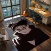 Ковер Аниме Jujutsu Kaisen Большой Ковер Нескользящий Моющийся Коврик для Пола Комната Геймера Спальня Домашний Декор -QJY