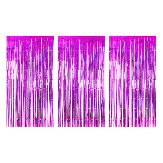 3 шт. Дождь Занавес 1 х 2,5 м Блестящий Набор Задника из Фольгированной Бахромы Кисточки Фон Занавески Свадьбы Реквизит для Фотобудки Украшение для Вечеринки