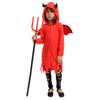 Cosplay Devil Kids Halloween Girls Costume Cute Devil 140cm [APOSITV]