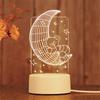 Creative Gift 3d Night Light Led Bedroom Decoration Plug-in Small Table Lamp Birthday Gift
