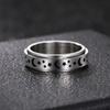 Ring, Rotatable Ring For Men And Women, Neutral Star And Moon Style