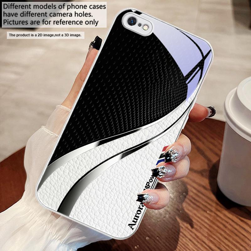 Высококачественная текстура кожи Для iPhone 17 Air 16 E 15 14 13 Plus 12 mini 11 17 Pro Max XR Xs Max 16E 7 8 Закаленное стекло Чехол для телефона