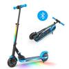 iScooter K4 Kids Electric Scooter, 150W, 21.6V 2.6Ah, 6" Solid Tires, 9KM Range, 16KM/H, 3 Speeds, Bluetooth Music, Foldable