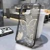 Butterfly pattern transparent case,suitable for iPhone 16 Pro Max 13 12 11 X XR XS Max 7 8 14 15 Plus series