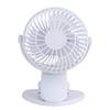 Small Clip On Fan USB Rechargeable Portable Mini Desk Fan 3 Speeds Personal Fan for Home Office Dorm Stroller Travel